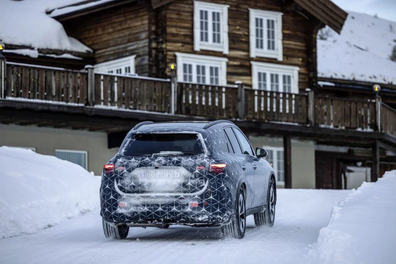 Mercedes Benz Glc Wintertesting Arjeplog (sweden)