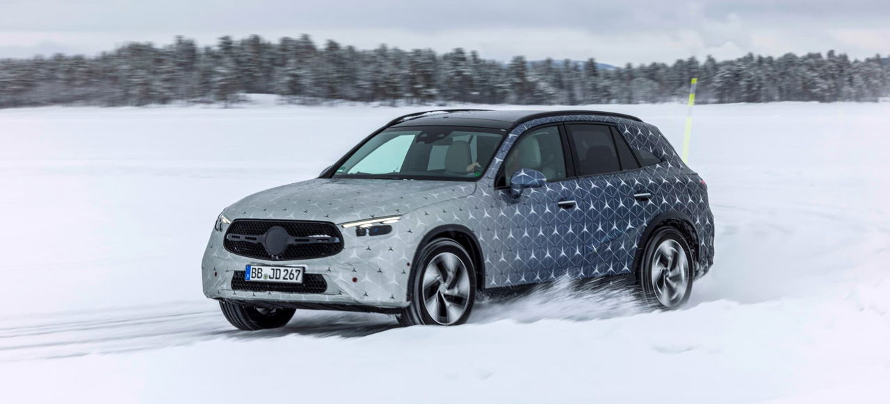 Mercedes Benz Glc Wintertesting Arjeplog (sweden)