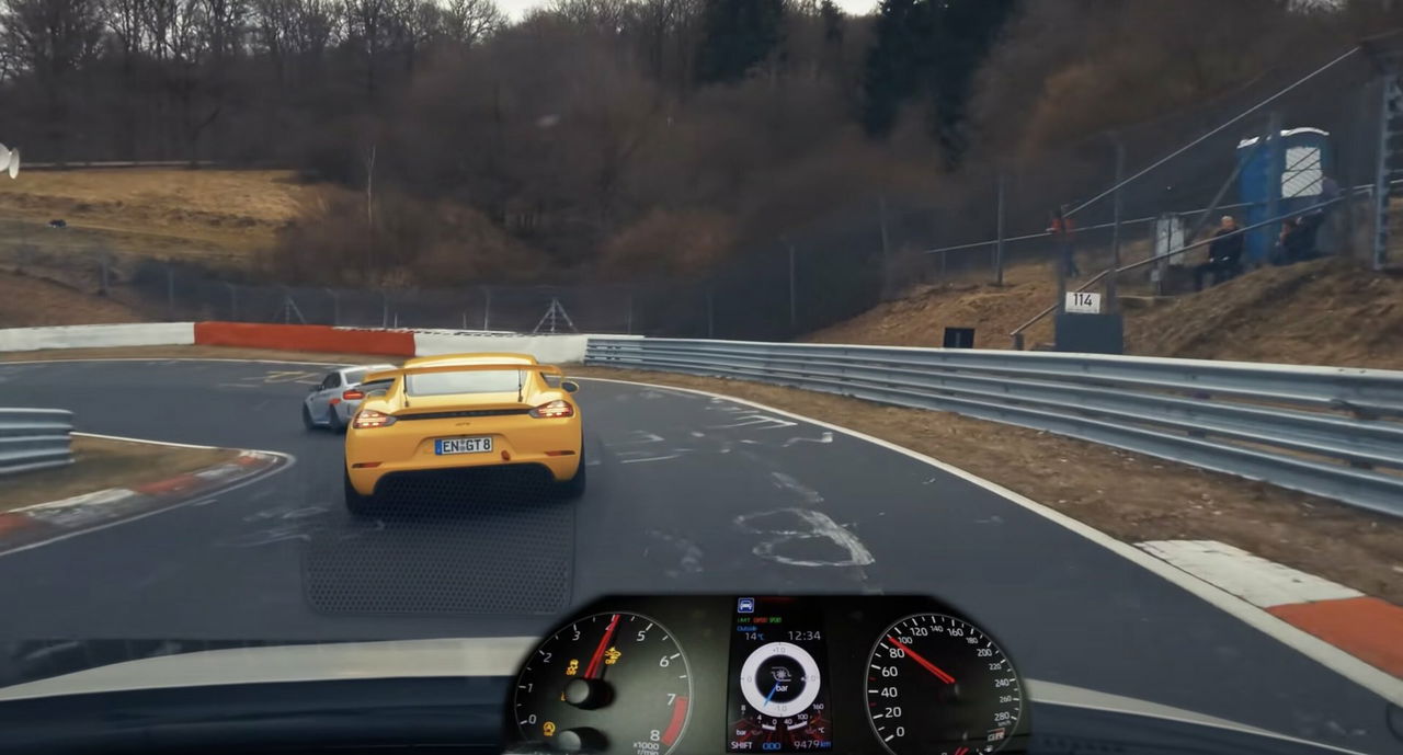 Toyota Gr Yaris Vs Porsche 718 Cayman Gt4 Nurburgring Video 1