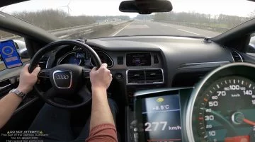 Audi Q7 V12 Tdi Autobahn Velocidad Maxima Video