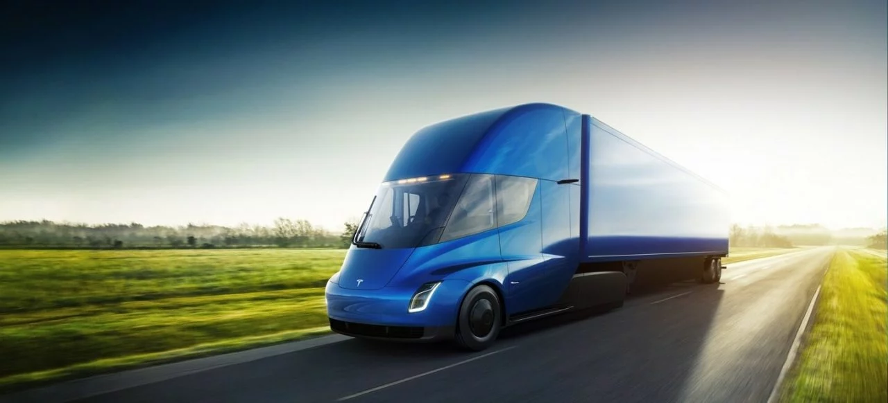 Tesla Semi Azul 1440