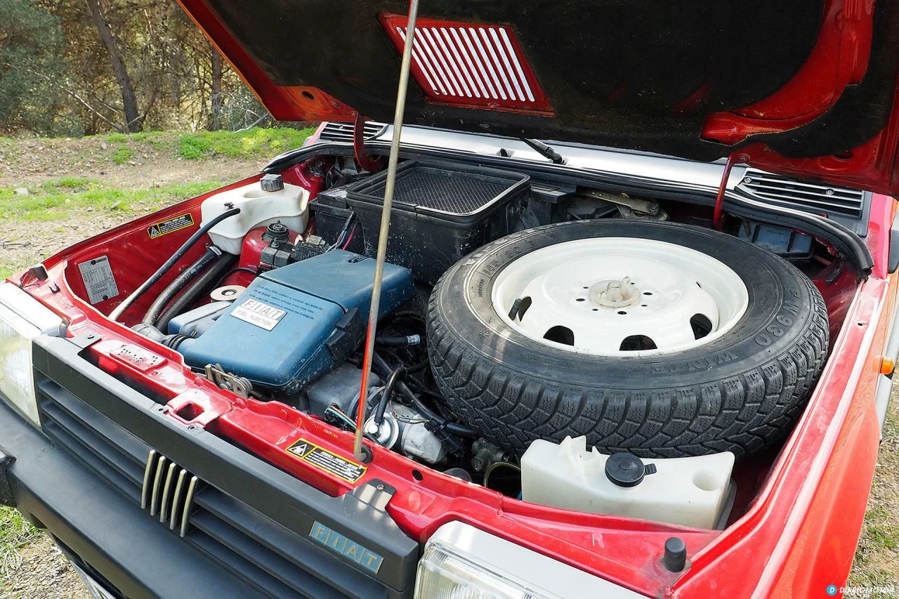 Coche Mileurista Fiat Panda Antiguo Motor