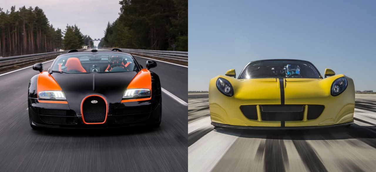 Bugatti Veyron Grand Sport Vitesse Hennesey Venom Gt 01