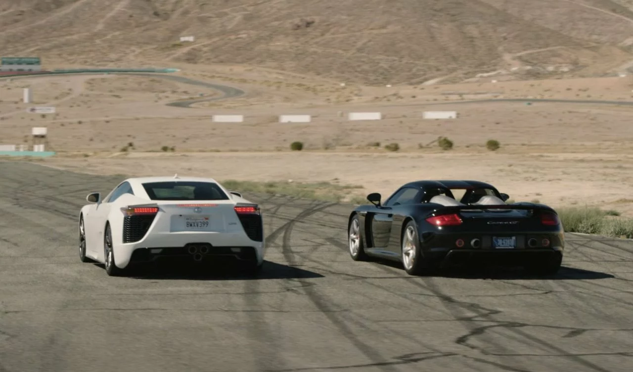 Audi Rs3 Lexus Lfa Porsche Carrera Gt Carrera Video 2