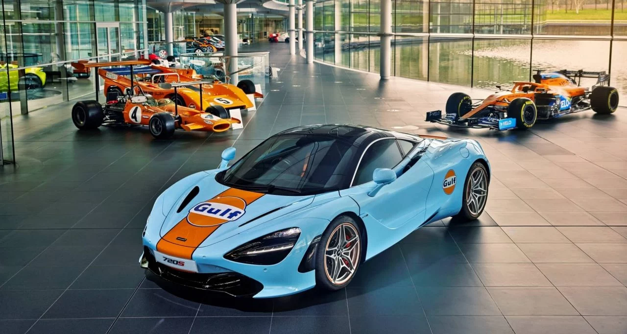 Gulf Mclaren 720s Photographed At Mclaren Technology Centre Woking Uk March 2021