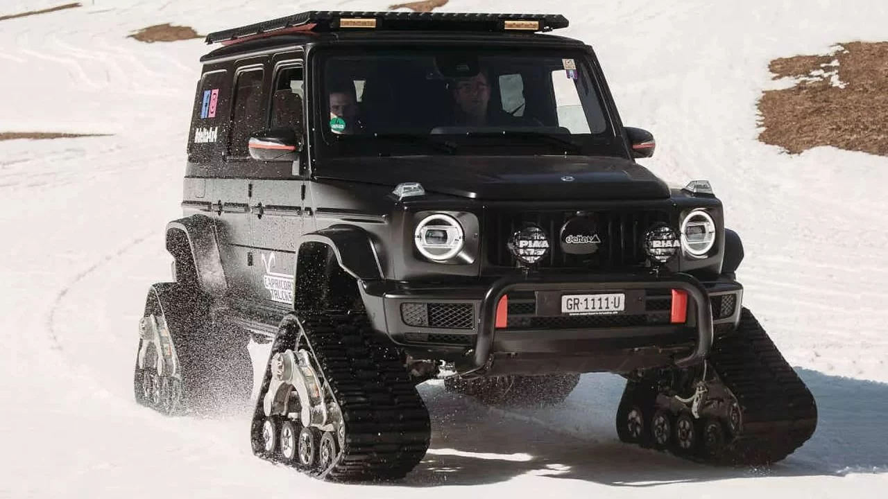 Mercedes Clase G Ruedas Oruga 1