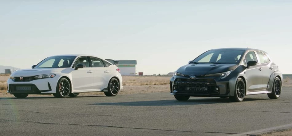 Toyota Gr Corolla Vs Honda Civic Type R Video 1