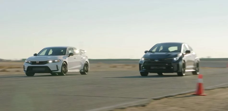 Toyota Gr Corolla Vs Honda Civic Type R Video 2