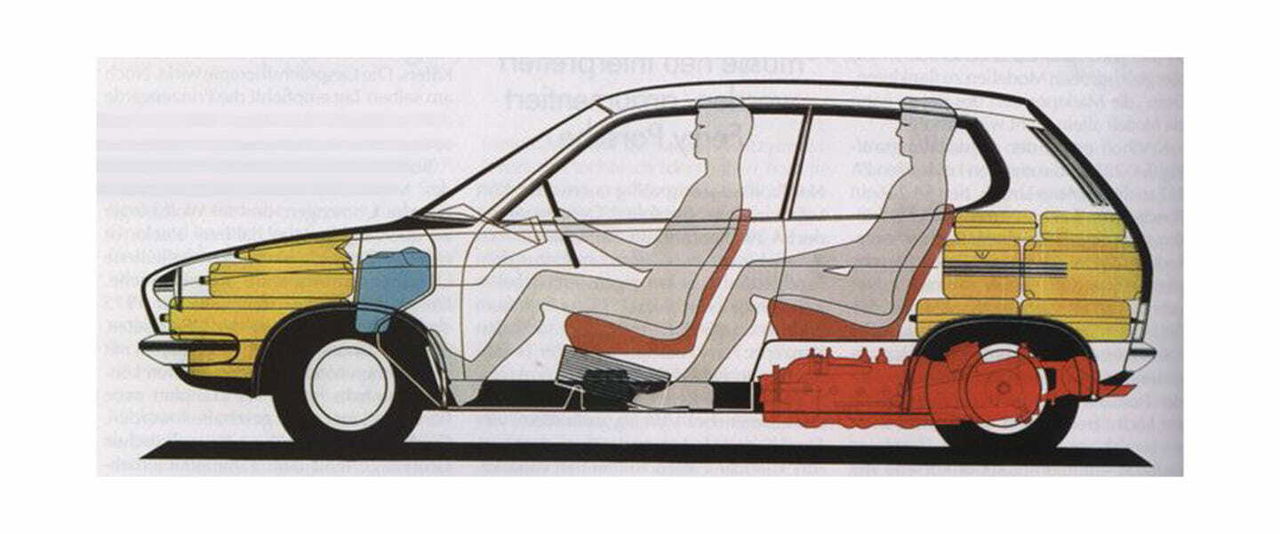 Porsche Ea 266 Esquema Infografia