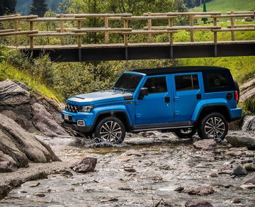 Ford Bronco superando obstáculos en terreno acuático, mostrando sus capacidades todoterreno.