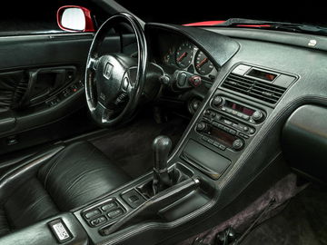 Interior del Honda NSX que Ayrton Senna contribuyó a desarrollar.