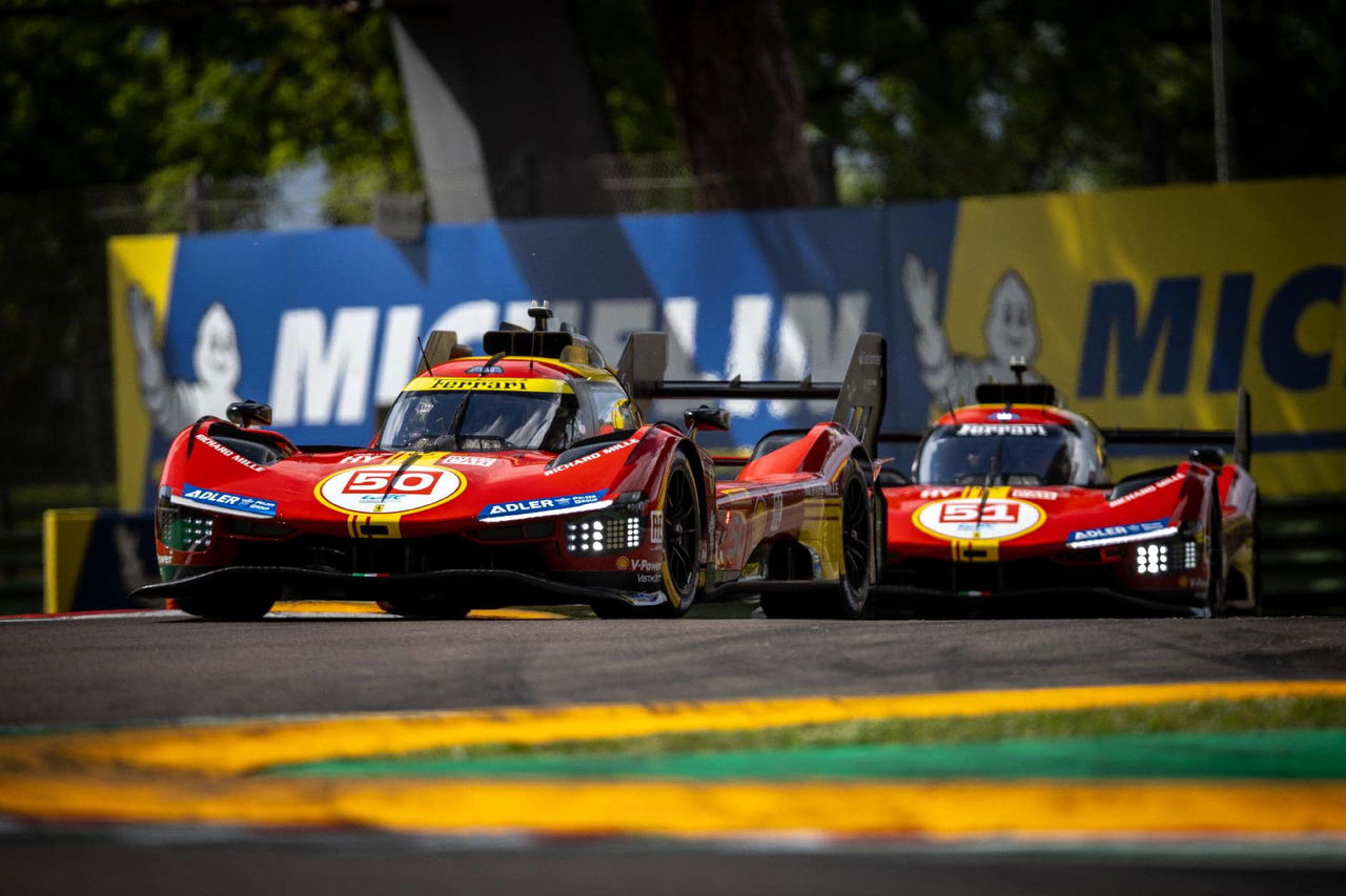 Duelo de titanes en la 6h de Imola, lucha cerrada entre dos prototipos LMP.