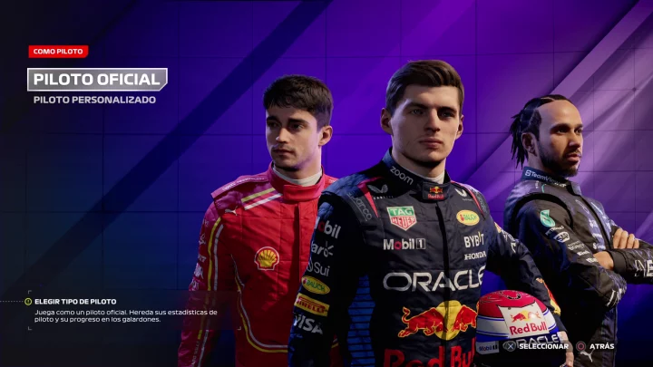 Tres pilotos virtuales representan realismo y detalle del F1 2024 de EA Sports Codemasters.