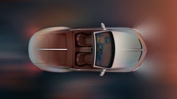 El BMW Concept Skytop presenta un techo panorámico continuo y líneas elegantes.