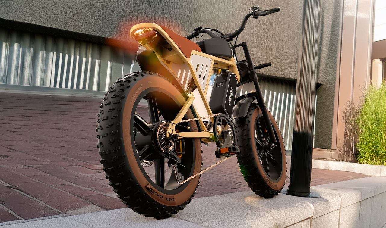 Ebike SUV con diseño scrambler y autonomía notable.