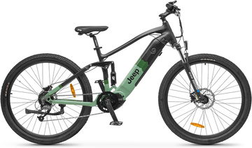 Ebike de Jeep con motor central, doble suspensión y gran autonomía.