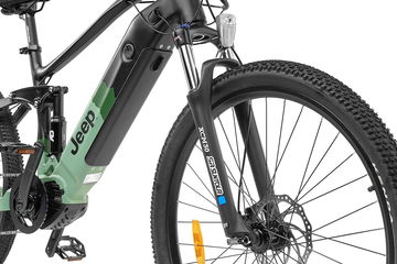 Ebikes Jeep Hemlock con motor central y doble suspensión