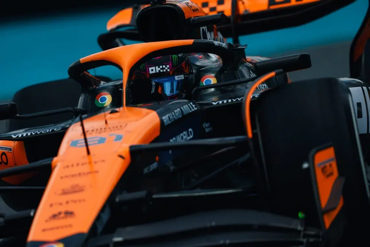 McLaren MCL37 de Oscar Piastri en los Libres del GP de Miami 2024.