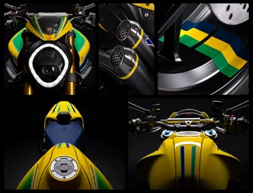 Edición limitada de moto con diseño inspirado en leyenda de Fórmula 1