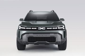 Vista frontal del Dacia Bigster Concept, adelanto del SUV para 2025