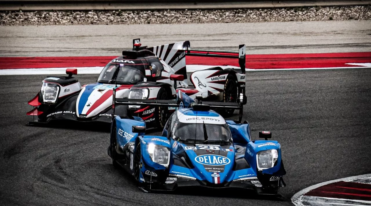 Prototipos LMP2 compitiendo en la European Le Mans Series