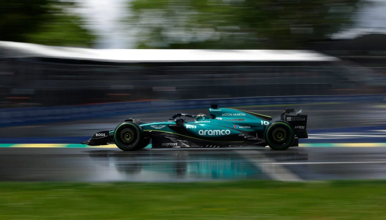 Lance Stroll al volante del Aston Martin, performance y aerodinámica en sintonía