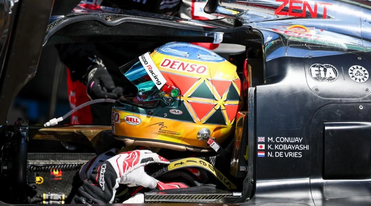 José María López al volante del Toyota Gazoo en Le Mans