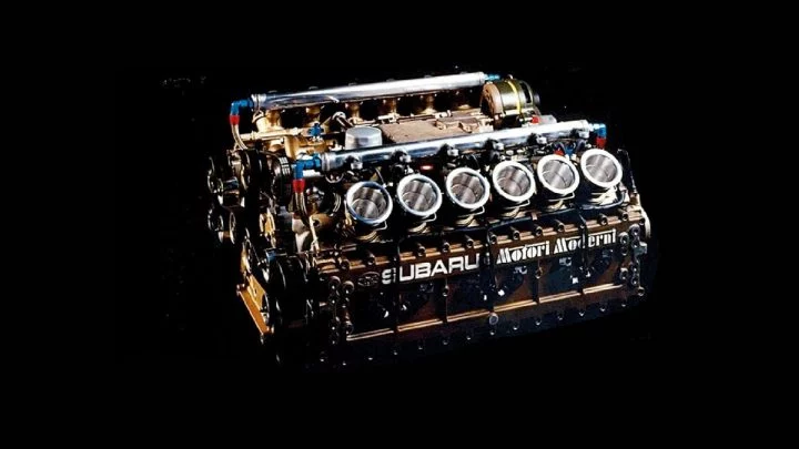 Motor bóxer de 12 cilindros diseñado por Subaru para la F1