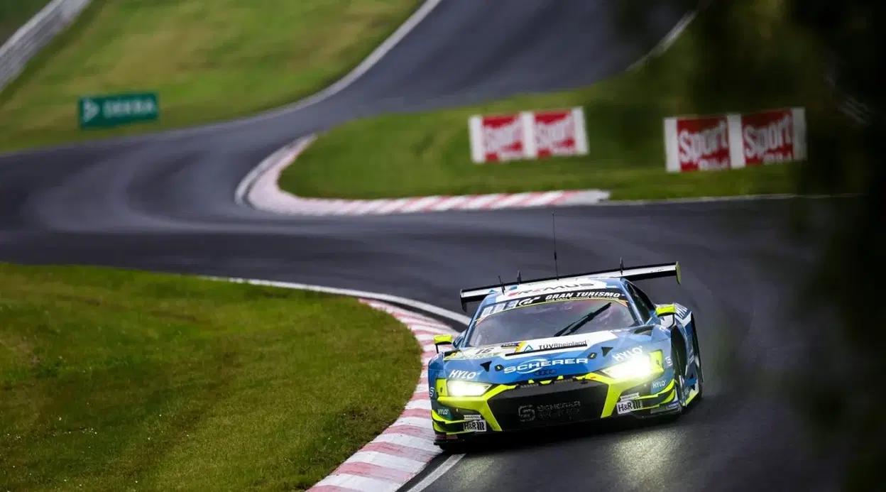 Scherer Sport PHX Audi R8 GT3 Evo 2 en las 24 Horas de Nürburgring.