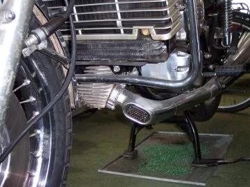 Motor rotativo Wankel de la moto Suzuki RE5.