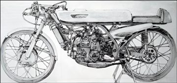 Motor Suzuki RP68, 50cc de pura potencia y tecnología con 380cv/l