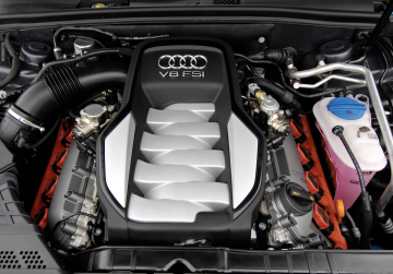 Corazón de un Audi S5, un imponente V8 atmosférico.