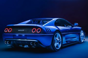 Vista trasera del Ferrari F355 con preparación de Evoluto Automobili.