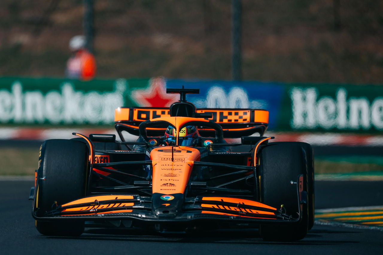 Oscar Piastri pilota su McLaren en el GP de Hungría 2024