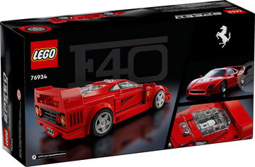 Réplica LEGO del legendario Ferrari F40 a escala de coleccionista.