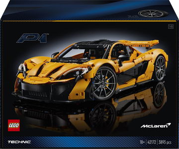 Réplica a escala 1:8 del emblemático McLaren P1 de LEGO Technic.