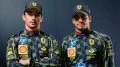 Pilotos Ferrari con nueva indumentaria para GP de Italia.