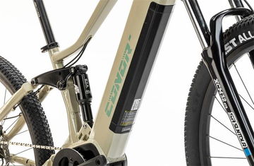 Ebike SUV española con innovadora doble suspensión y motor central potente.