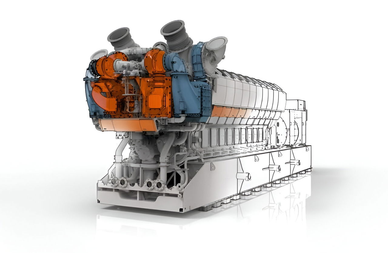 Impresionante motor Wärtsilä 31SG, potencia y sostenibilidad.