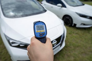 Comparativa tecnología de pintura Nissan que reduce temperatura