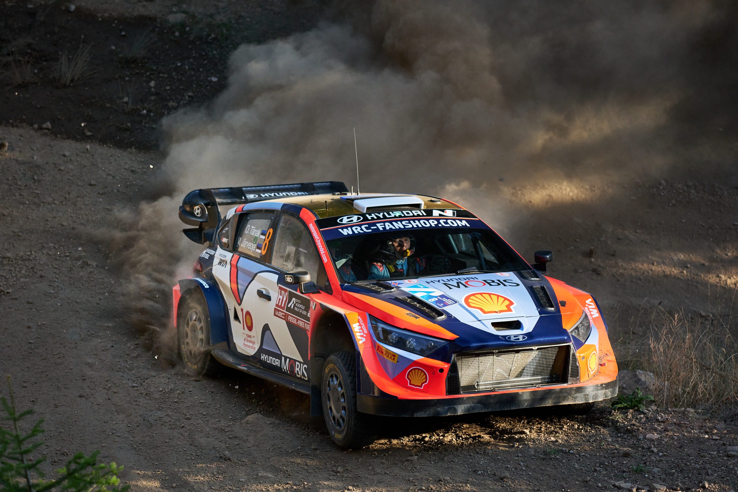 Rally Acrópolis: la rotura del turbo de Ogier deja a Hyundai en posiciones de triplete