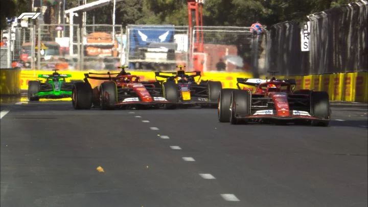 Colisión en carrera de Fórmula 1 entre dos monoplazas en Bakú