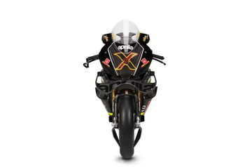 Delantera de la Aprilia RSV4 X, agresividad en estado puro