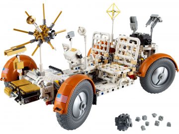 Réplica LEGO Technic detallada del vehículo lunar