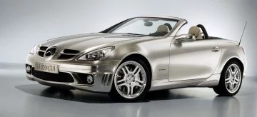 Un SLK de Mercedes con un motor diésel V6 tripotenciado, casi 300 CV.