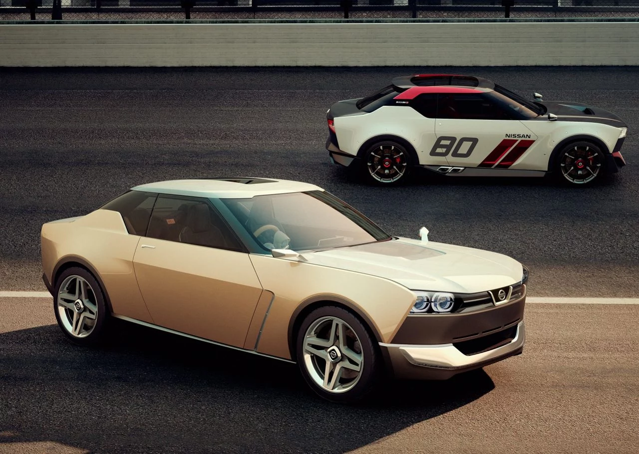 Nissan IDX 2013 en vista lateral, reminiscencia del legendario Silvia.