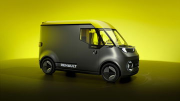 Renault presenta su visión del futuro con la Estafette concept, un guiño al diseño clásico.