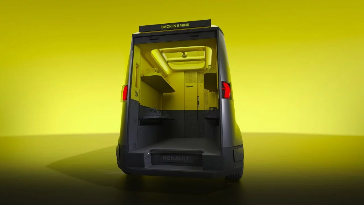 La Renault Estafette reimaginada con un diseño neoretro para el futuro.