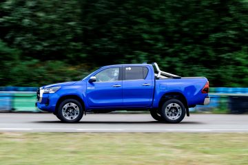 La Toyota Hilux híbrida con su distintivo diseño y prometedor rendimiento