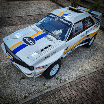 El legendario Audi Quattro listo para afrontar el Rally Dakar.